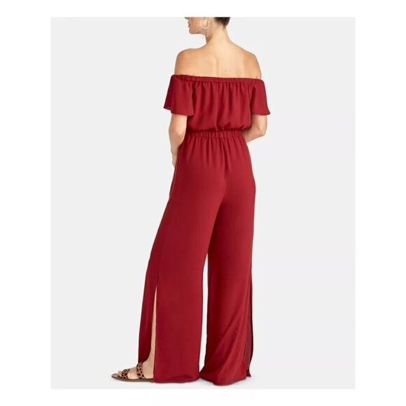 Rachel Roy Wide Leg Off Shoulder Jumpsuit NWT - Picture 2 of 10